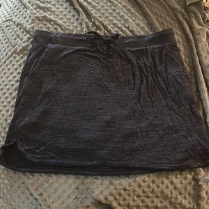 Navy blue athletic skort